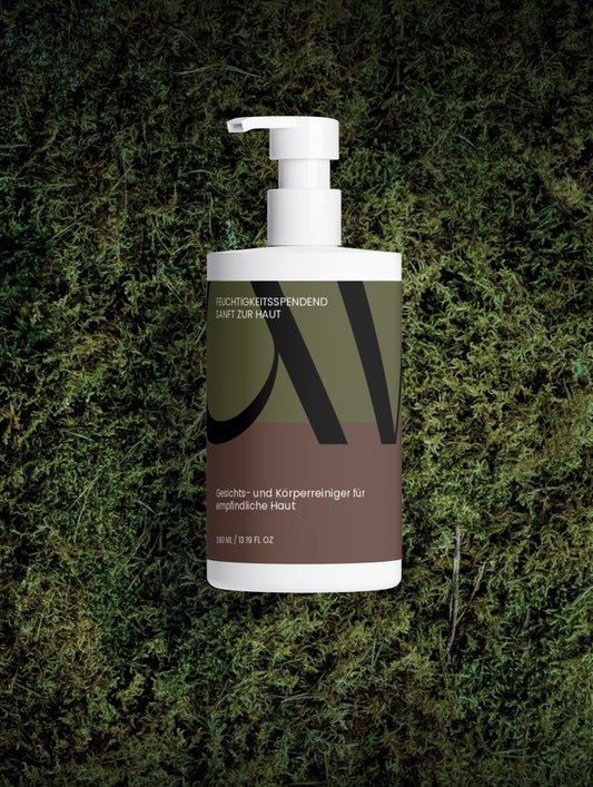 Gesichts- und Körperreiniger für empfindliche Haut