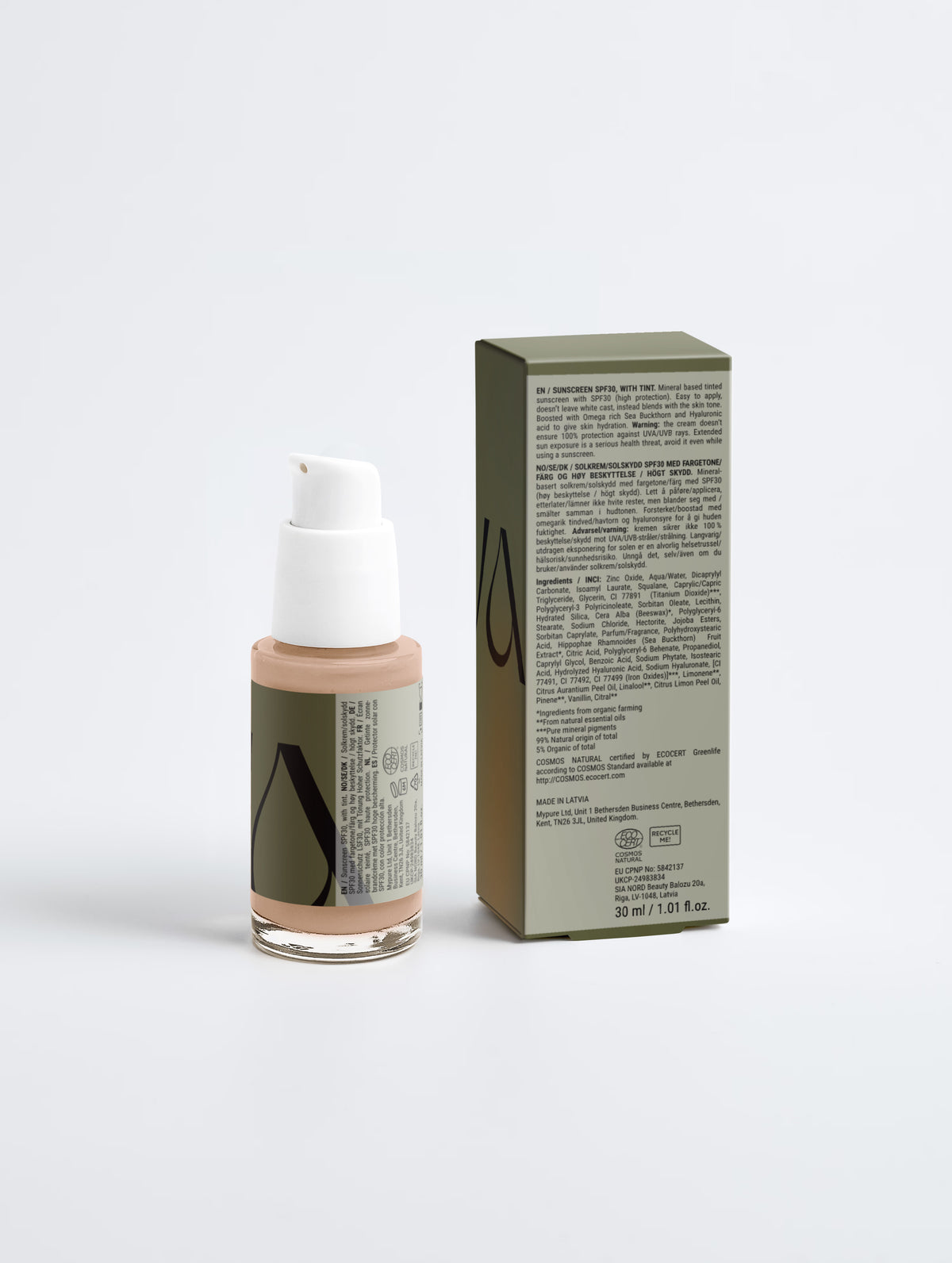 Getönte Sonnencreme LSF 30