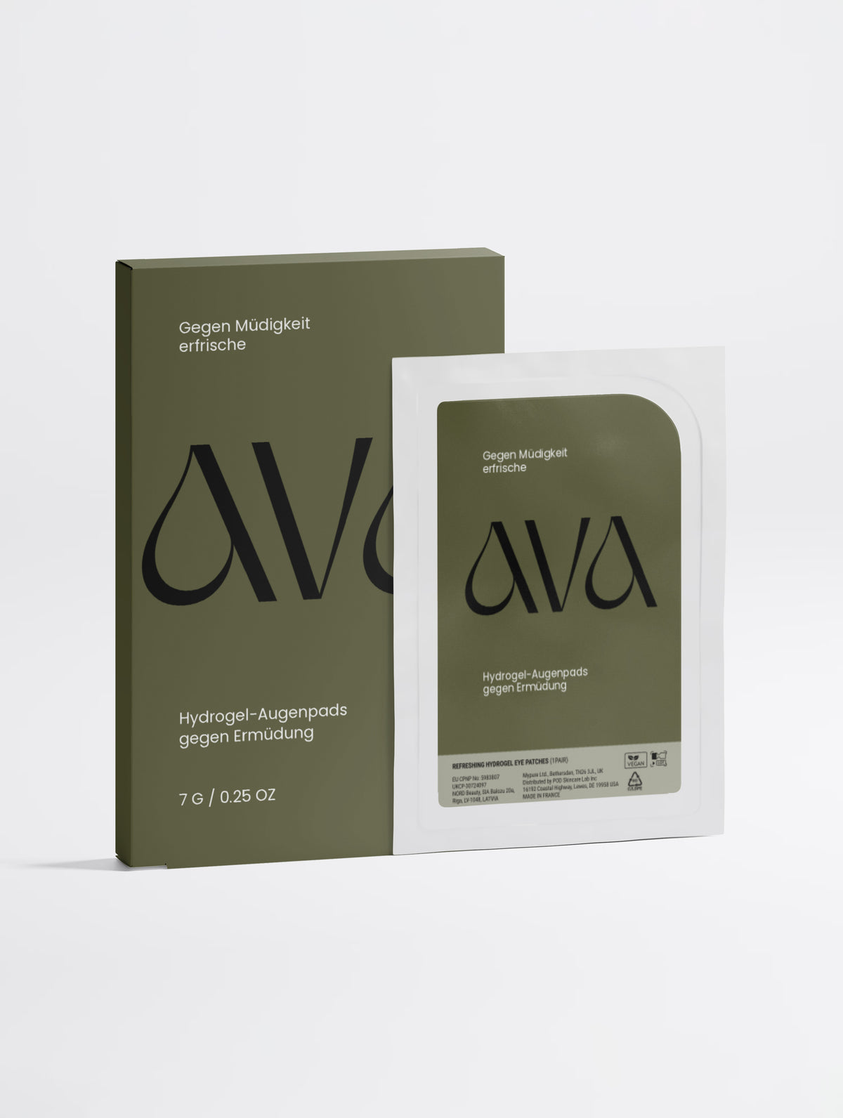 Hydrogel-Augenpads gegen Ermüdung